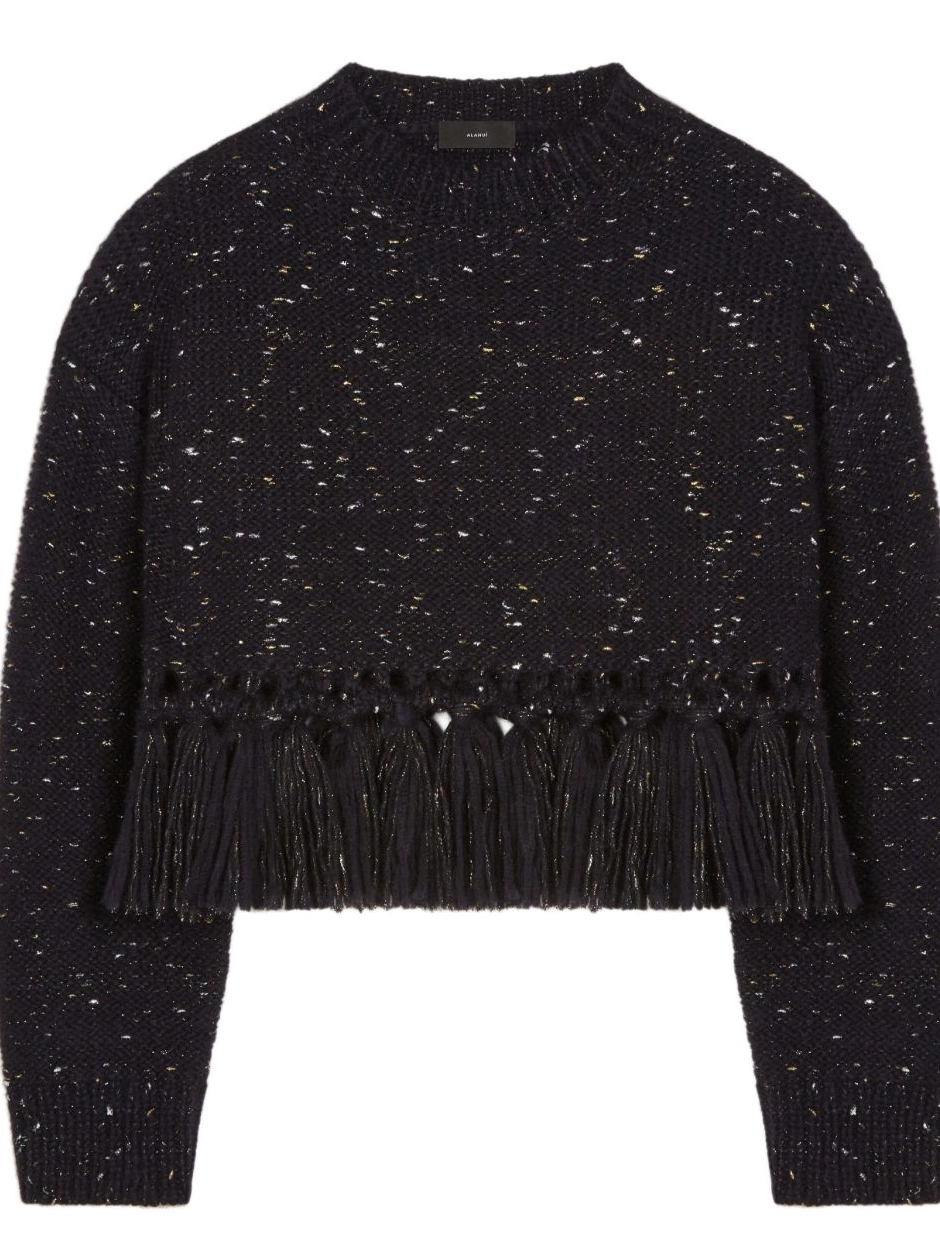 jumper tasselled Astral The Women speckle-knit Alanui 0819